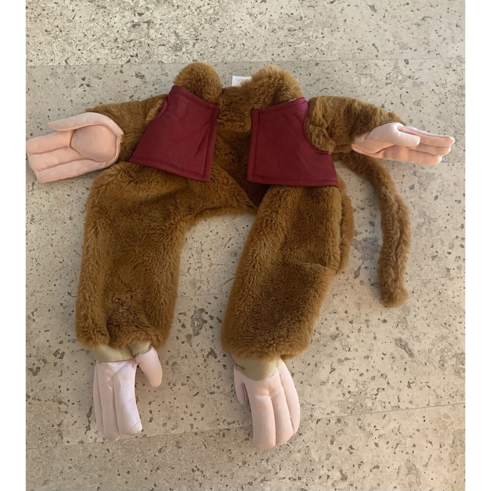 Disney Aladdin Abu Pet Dog Halloween Costume Size Medium Bendable Tail No Hat
